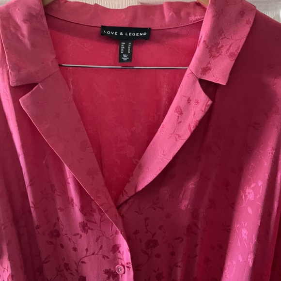 Long dress with ty, button down front. - Picture 2 of 4